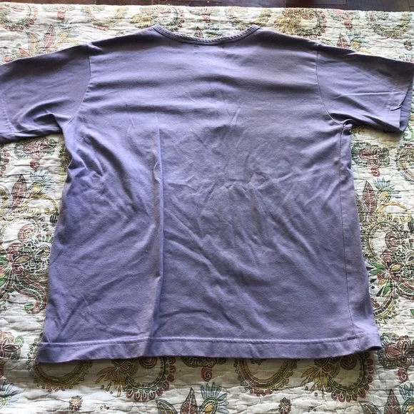 Vintage Embroidered purple button-up shirt - Picture 6 of 6